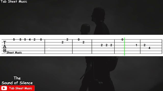Disturbed - The Sound Of Silence Guitar Tutorial смотреть онлайн