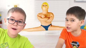 Эксперименты с игрушками Stretch Armstrong,  Вак-Мэн и Соником / #ErikShow