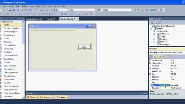 9 C# - Picture Box смотреть онлайн