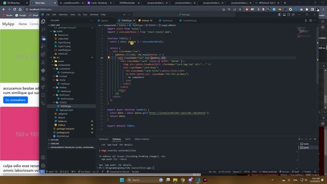 [29] React Sessions - React Router DOM v6.4, Loaders & ErrorElement (5) смотреть онлайн
