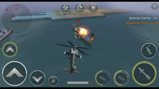 Gunship Battle: MANGUSTA attack helicopter in mission (gameplay)... смотреть онлайн