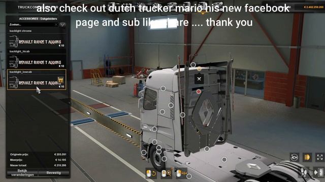 Renault T Addons v2 1.37 dutch trucker mario ets 2 build & drive смотреть онлайн