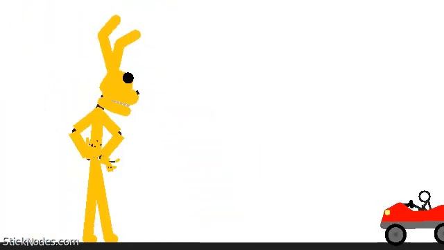 Springtrap gets run over by a toy car/stick nodes смотреть онлайн