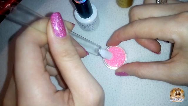 Френч блестками на гель лак. Френч без кисточки. Френч с блестками гель лаком. смотреть онлайн