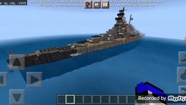 ИСТОРИЯ (2 ЧАСТИ) БИТВА НА  (ЛИНКОРЕ) DKM Bismarck VS Пиратов КАРИБСКОГО МОРЯ! - МАЙНКРАФТ#НАЧАЛО#.