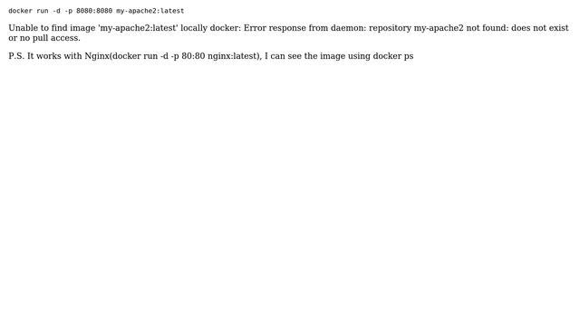 Docker 'run' command to start apache смотреть онлайн