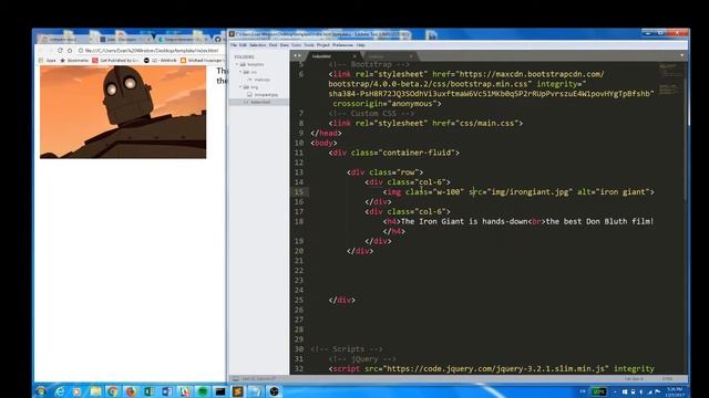 4 Making Images Responsive and Other Bootstrap features смотреть онлайн