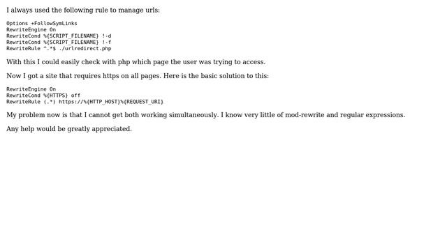 DevOps & SysAdmins: How to write more than one mod-rewrite rule? смотреть онлайн
