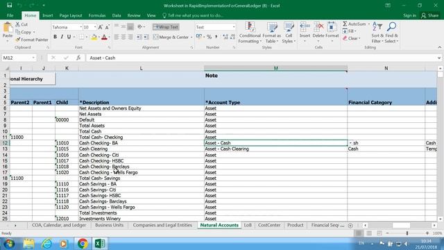 How to Setup General Ledger on Oracle Fusion ERP Cloud using a Spreadsheet смотреть онлайн