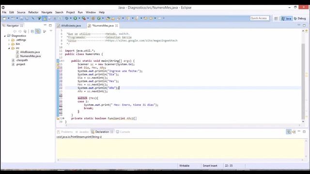 Leer fecha (Java) | Sebastian Garcia | Magazin-Geek смотреть онлайн