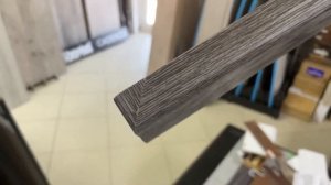 Как запиливается плинтус под 45 градусов. Как выглядит.