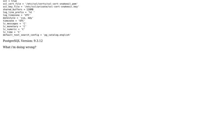 Is pg_ident.conf working? смотреть онлайн