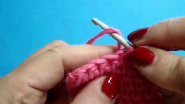 Вязание крючком - Урок 162 - Скошенное вязание смотреть онлайн