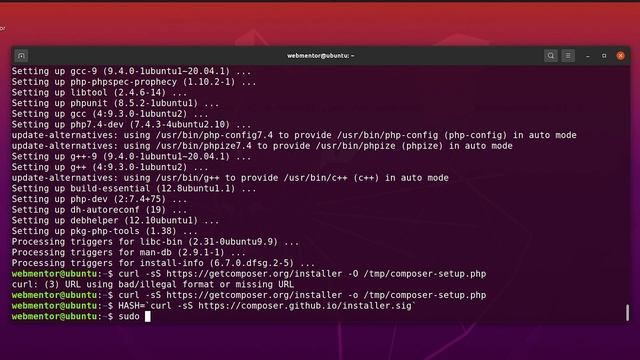 Install Composer On Linux | Linux Tutorials # 25 | Urdu & Hindi смотреть онлайн