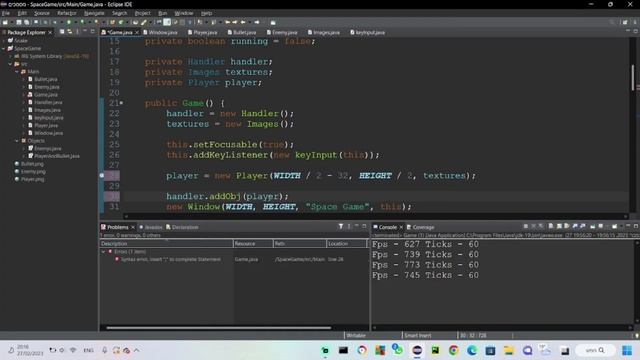 Space Game Develop in java (No Takin') смотреть онлайн