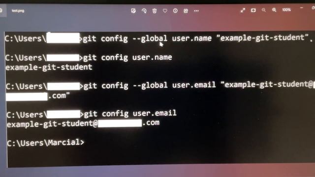 Git commands to verify and configure user name and email смотреть онлайн