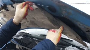 Установка упоров капота на Газель Бизнес.