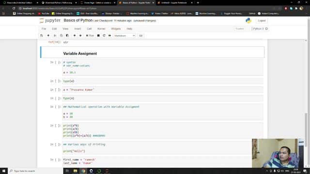 1 Install Anaconda and Basic Python | Python Tutorial For Beginners | смотреть онлайн