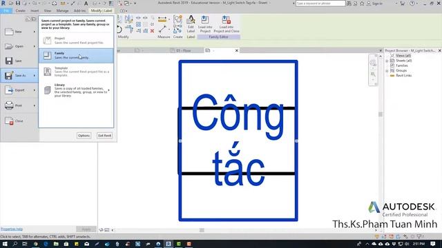 Hướng dẫn sử dụng Revit MEP 2019 | Bài 21: Ghi chú cho bản vẽ điện смотреть онлайн