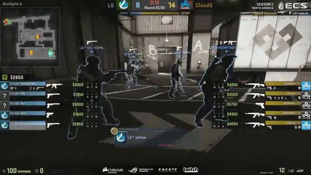 Stewie2K пробежал по молотову, чтобы сделать фраг в последнее мгновение раунда смотреть онлайн