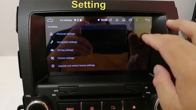 For Citroen C-Crosser(2006-2013), Android 10.0 Car GPS Navigation Head Unit Carplay Auto