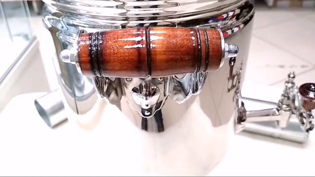 Угольный самовар 5 литров цилиндр никелированный Тула Самовары.ком(samovary.com) смотреть онлайн