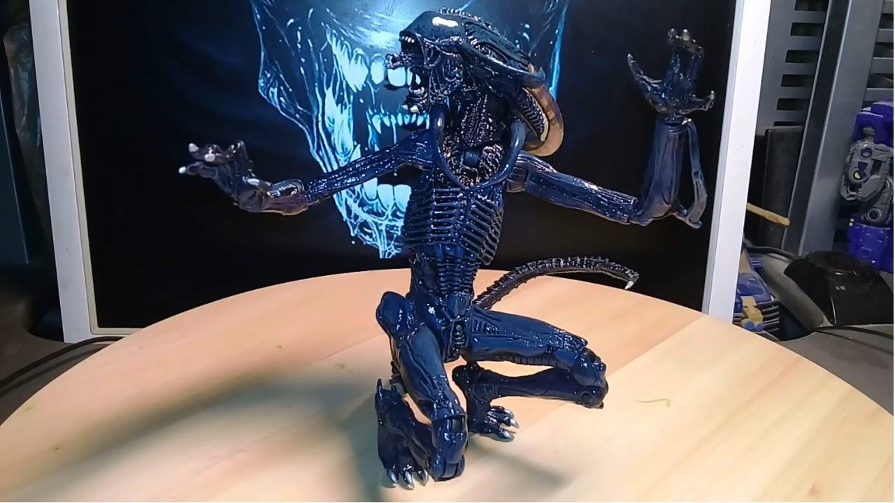 Trophy chase! 2021 Arachnoid Alien (realistic colour decor) from AVP arcade game by Neca. смотреть онлайн