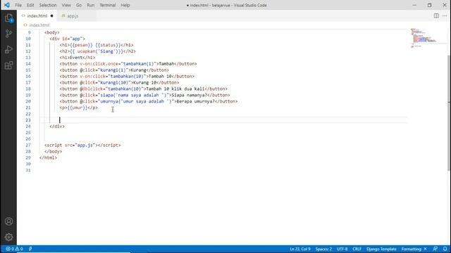 Part 5 Belajar Vue Js By Modul , Tentang Event Modifiers смотреть онлайн