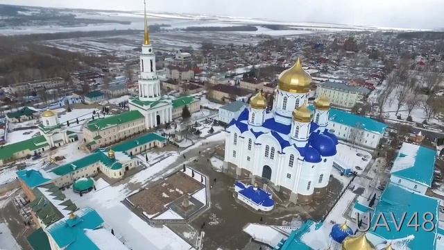 Полёт в Задонск с М4 - Задонский монастырь смотреть онлайн