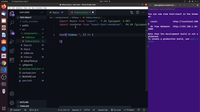 React Uygulamalarını Test Etme - SnapShot Testing (6) смотреть онлайн