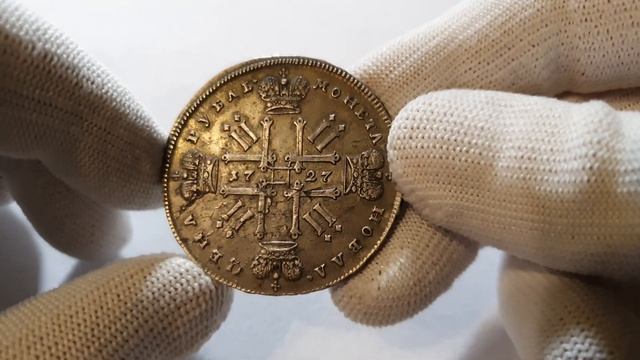 1 рубль 1727 Петр II