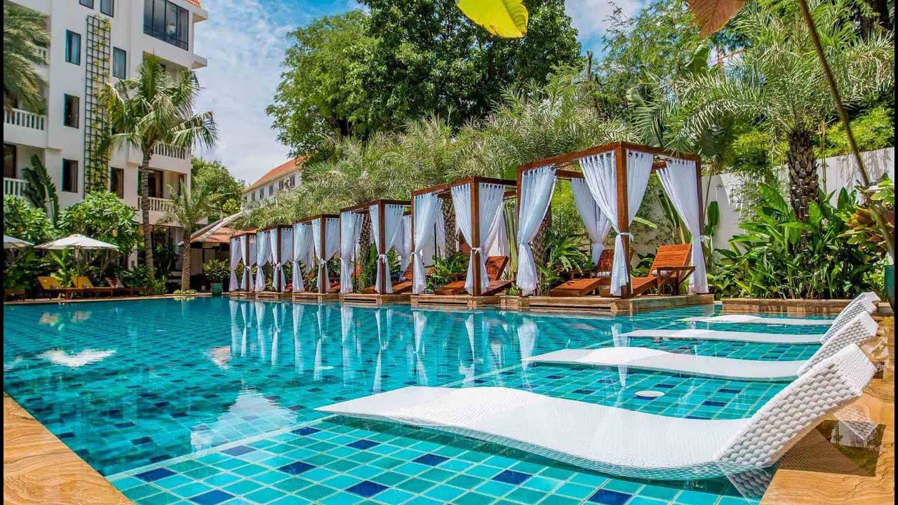 Palace gate hotel Phnom penh - обзор отеля 5* в самом центре города Пном Пень, Камбоджа смотреть онлайн