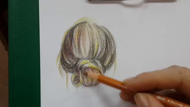 Как я рисую волосы || Как рисовать волосы карандашом || Рисунок прически карандашом. смотреть онлайн