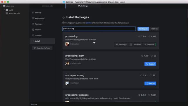 Processing tutorial - 20 - Using Atom with Processing смотреть онлайн