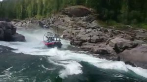 Аэролодка  СЕВЕР порог Базыбай