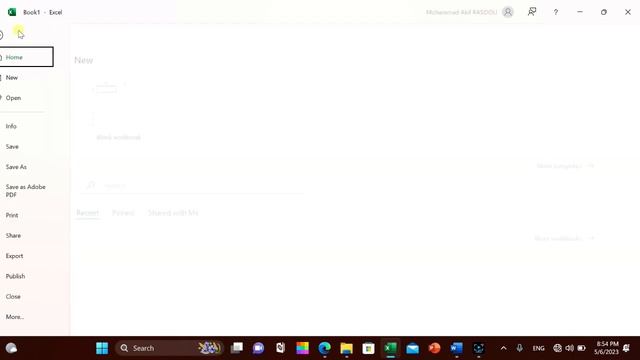 Open Excel Workbooks With Start Menu смотреть онлайн
