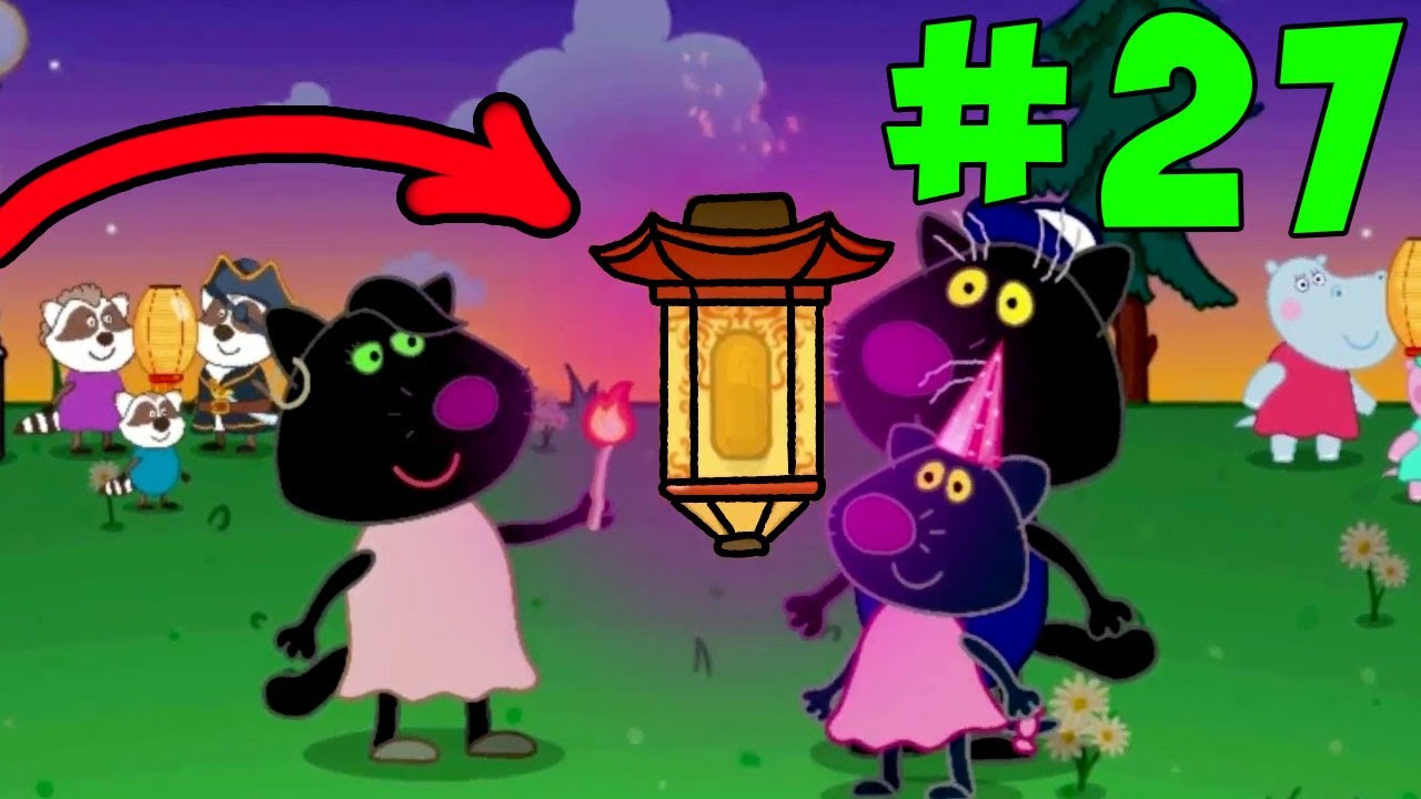 День рожденья Лэйлы. Семейка Гиппо. 27 серия на канале BabyMax. Прохождение игры Hippo Peppa смотреть онлайн