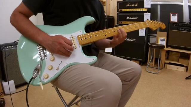 Fender Classic 50's Stratocaster Surf Green Crunch смотреть онлайн