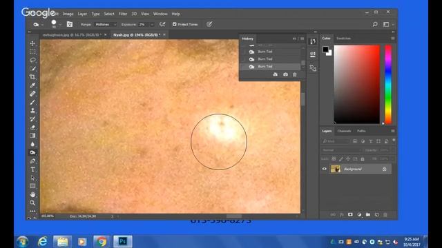 Photoshop: Dodge, burn & quick selection tool смотреть онлайн