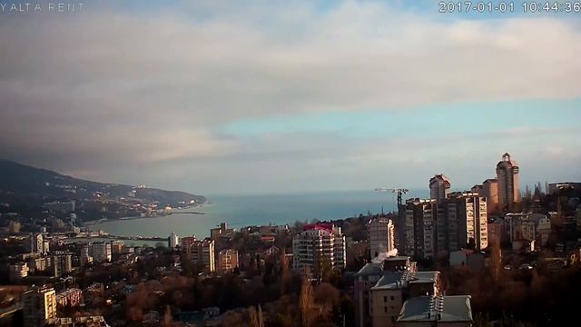 Онлайн Камера - Ялта, Крым. День 2017-01-01 за 7 минут смотреть онлайн