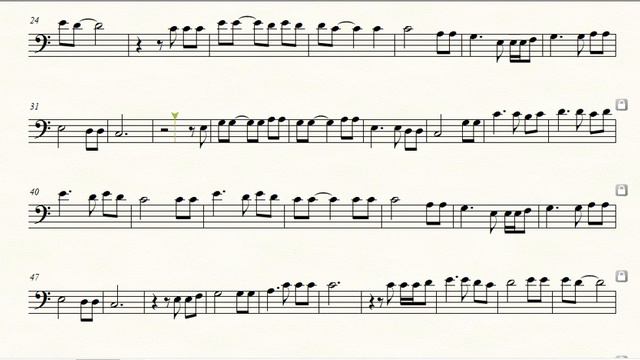 Partitura QUANDO JESUS ESTENDEU AS SUAS MÃOS - Mattos Nascimento - Trombone смотреть онлайн