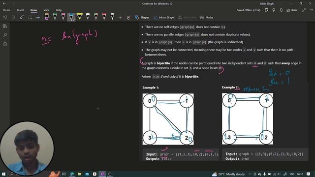 Is Graph Bipartite? | LeetCode Q. 785 | Python | C++ | Java | LeetCode Daily challenges смотреть онлайн