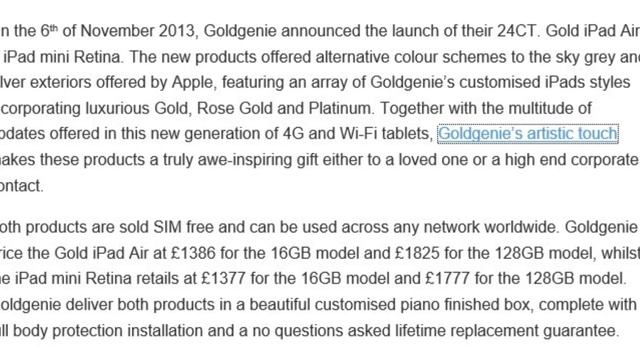 Launching the Goldgenie 24CT Gold iPad Air & iPad mini Retina смотреть онлайн