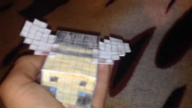 Пчела Майнкрафт из бумаги смотреть онлайн