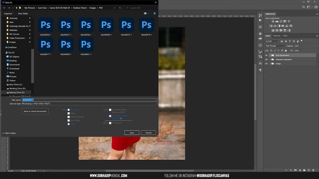 Portrait Photo Editing Photoshop Tutorial in HINDI: Best Export Settings for Instagram смотреть онлайн