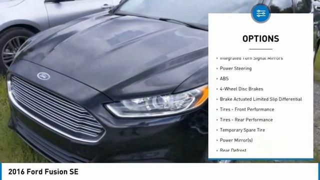 2016 Ford Fusion C072785A смотреть онлайн