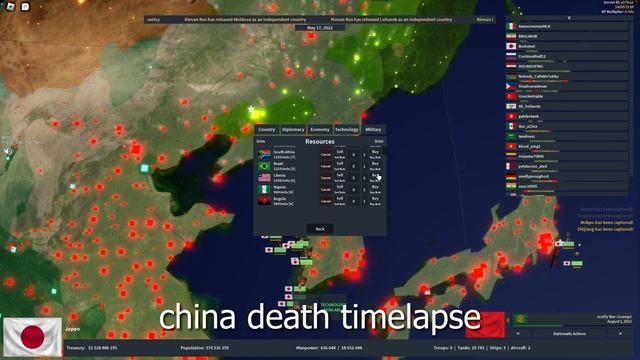 DESTROYING SUPERPOWERS in Roblox Rise of Nations смотреть онлайн