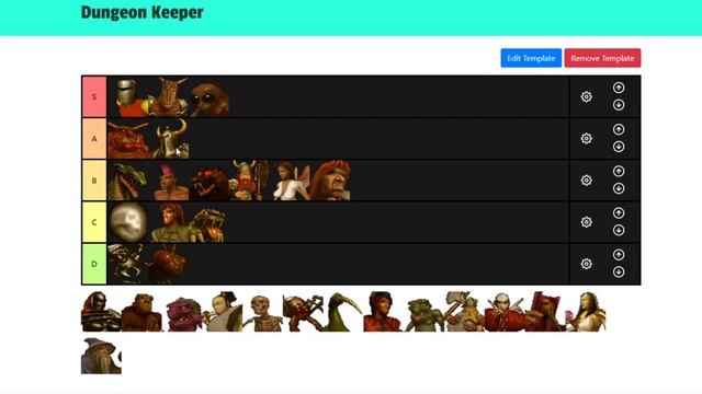 Dungeon Keeper Tier List - Creatures and Heroes смотреть онлайн