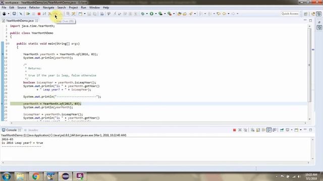 How to use isLeapYear method of YearMonth Class? | Java 8 Date and Time смотреть онлайн