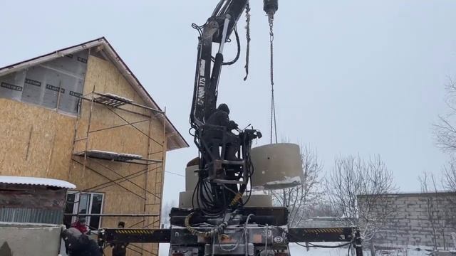 Бурение колодца машиной зимой смотреть онлайн